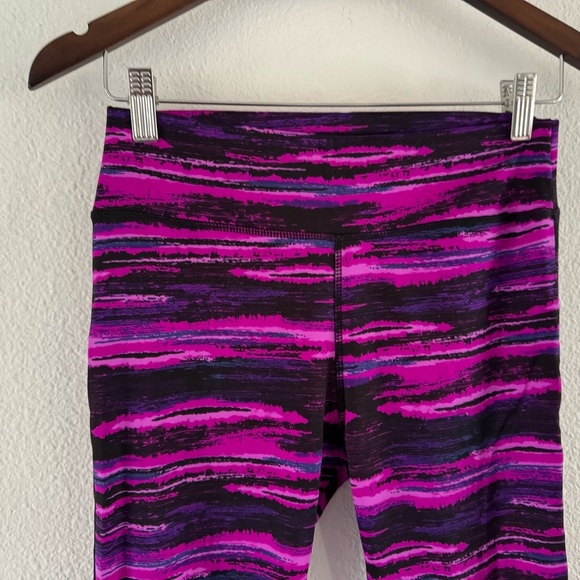 Leggings Stretch Athletic Yoga Mesh Cut Out S/M Activewear Athleisure Workout - Picture 3 of 11